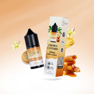 Liquids with CBD 300mg, CBD (10 ml), Flavors: Crown Custard