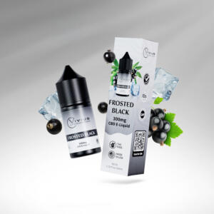 Liquids with CBD 300mg, CBD (10 ml), Flavors: Frosted Black