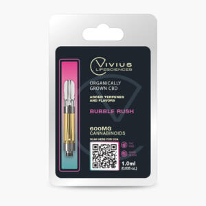 CBD Cartridges 1.0ml / 600mg, Flavors: Bubble Rush