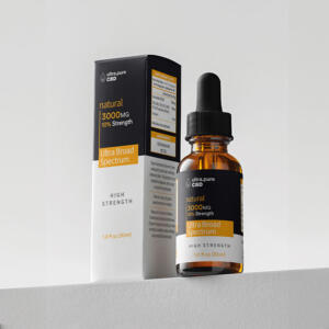 Ultra Pure Extracts, CBD Ultra Broad Spectrum, 3000mg (30ml), Concentration: 10%