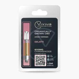 CBD Cartridges 1.0ml / 600mg, Flavors: Gelatti