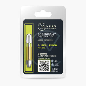 CBD Cartridges 1.0ml / 600mg, Flavors: Super Lemon Haze